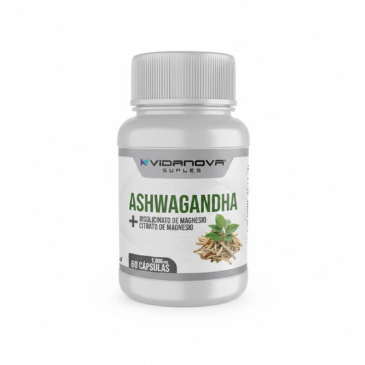 Ashwagandha + Magnesio 1000mg 60 CAPS